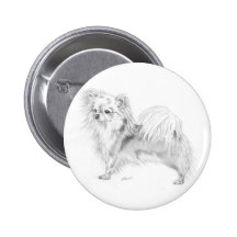 Longcoat chihuahua - standing pin