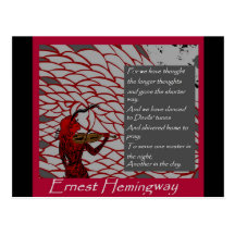 Longer thoughts Postcard