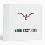 Longhorns Vinyl Binder