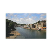 Looe Fishing Village, Cornwall Canvas Print