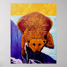 Look in his eyes  Polar bear Posters