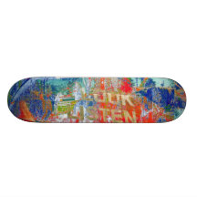 LOOK LISTEN NEON SKATEBOARD DECKS
