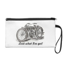 Look What I've Got Motorcycle Wristlet