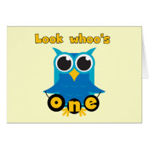 Look Whoo's 1 Tshirts and Gifts Greeting Card
