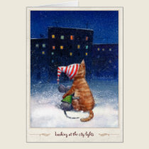 Looking at the city lights cards