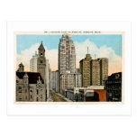Looking East on Fort Street Detroit, Michigan Post Cards