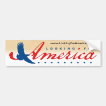 Looking for America Bumper Sticker