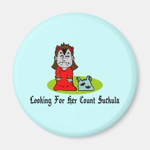 Looking For Count Suckula Fridge Magnet
