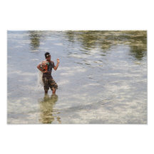Looking for shellfish photograph