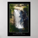 Looking Glass Falls Waterfall North Carolina posters