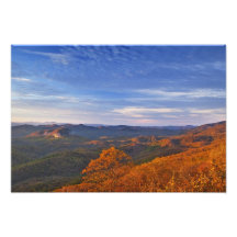 Looking Glass Rock at sunrise in the Pisgah Photo