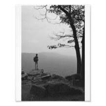 Looking Out (Black and White) Photographic Print