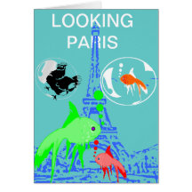 LOOKING PARIS GREETING CARDS