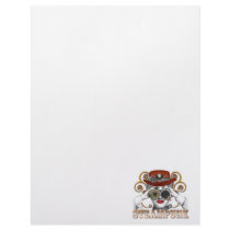 looking steampunked steampunk collage art letterhead design