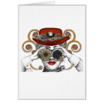 looking steampunked steampunk dude cards