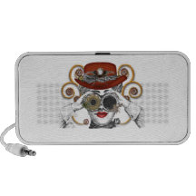 looking steampunked steampunk dude speaker system