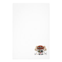 looking steampunked steampunk dude customized stationery
