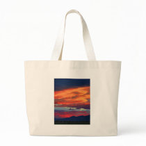 Looking to a Boulder Sunset Canvas Bag