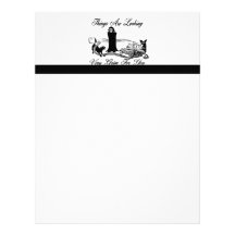 Looking Very Grim Halloween Custom Letterhead