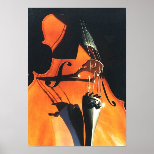 Looming Cello canvas print
