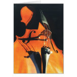 Looming Cello greeting card