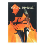 Looming Cello invitation