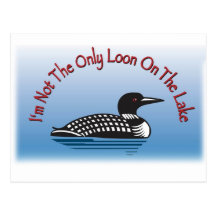 Loon Line of Fun Products Postcard