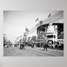 Loop the Loop Ride, Surf Avenue, Coney Island 1903 Poster