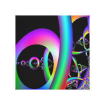 Loops Wrapped Canvas Print