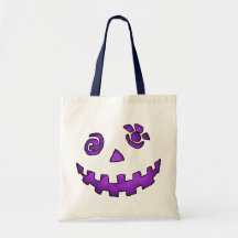 Loopy-Looking Jack-O-Lantern Bag