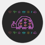 Loopzie Ladybug Round Sticker