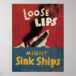 Loose Lips Might Sink Ships posters