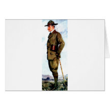 Lord Baden-Powell - Scouting Founder Greeting Card