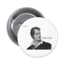 Lord Byron "Love W/O Wings" Quote Gifts & Tees Pinback Button