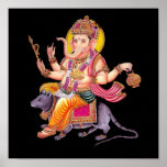 LORD GANESHA - Ganapati, Vinayaka, and Pillaiyar Posters