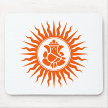 Lord Ganesha Sign Mouse Pads
