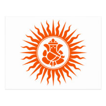 Lord Ganesha Sign Postcards