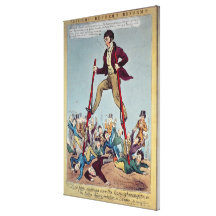 Lord John Stalking over the Boroughmongers Canvas Print