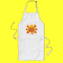 Lord of Fire!! (cute cartoon lion)  Cooking Apron