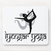 Lord of The Dance Pose Iyengar Yoga Gift Mousepads