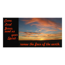 Lord, send forth your Spirit Personalized Photo Card