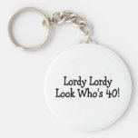 Lordy Lordy Look Whos 40 Keychains