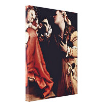 Lorenzo Lotto - Portrait of Bernardo de Rossi Stretched Canvas Print