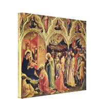 Lorenzo Monaco - Adoration of the Magi Canvas Print