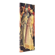 Lorenzo Monaco - Adoration of the Magi Stretched Canvas Print