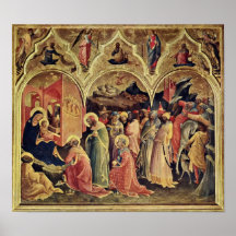 Lorenzo Monaco - Adoration of the Magi Print