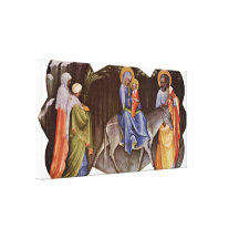 Lorenzo Monaco - Flight to Egypt Gallery Wrapped Canvas