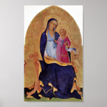Lorenzo Monaco - Maria with the child Poster