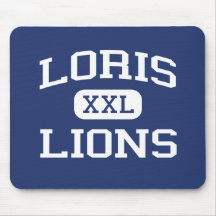 Loris - Lions - High School - Loris South Carolina Mousepads