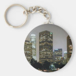 Los Angeles At Night Keychains